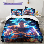 Son Goku Ra&scaron;to Patalynė, Antklodės Komplektas Antklodės Užvalkalas Pagalvės Užvalkalas Namų Gimtadienio Dovana (1 * antklodės užvalkalas + 2 * pagalvės užvalkalai, be &scaron;erdies) 135x200cm