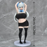 26CM Japonų Anime Lechery Figūrėlė Alp Switch Another Alp Seksuali Mergina PVC Veiksmo Figūrėlė Kolekcionuojamas Modelis Žaislai Vaikų Dovana