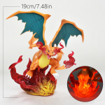 Anime Pokemen Figūrėlė Mega Charizard Y Veiksmo Figūrėlė PVC Statulėlė Darbalaukio Ornamentas Kolekcinis Modelis Žaislai Dovanos
