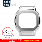 G-SHOCK serijos Casio DW-5600 GM-5600 GW-B5600 DW5600/60 GW-M5610 GA2100 laikrodžiams silikoninės dervos dirželis-apyrankė su grandinėle GMW-5610 gray