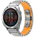 26 mm greitai pritvirtinamas titano laikrodžio dirželis, skirtas Garmin Fenix 8 7X Pro 51mm 6X/6 Pro, prabangus rie&scaron;o dirželis, skirtas Garmin Enduro 3 2 Instinct 2X 26mm