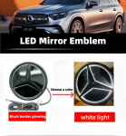Kar&scaron;tas 2026 m. Naujas Automobilio Lipdukas Benz Žvaigždės Emblemai Ant Priekinių Grotelių Automobiliui Baltos, Mėlynos Spalvos ir LED Ap&scaron;viečiamas Logotipas Mercedes Benz W20 G-W463 2004-2018