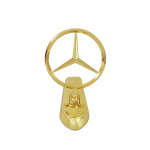 Emblema Ženklelis Automobilio Variklio Dangčiui Priekinė Chromuota Logotipo Danga Mercedes Benz Variklio Dangčiui Su Sparnu C200 R300 E260 S450 S350