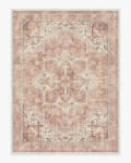 Kamran Rose Svetainės Kilimas Rožinis Retro Kilimai Mink&scaron;tas Pėdos Kilimėlis Miegamojo Lovos &Scaron;oninės Grindys Neslystantis Lengvas Prabangus Namų Dekoro Kilimas 160cm x 200cm