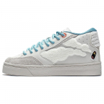 Pablo Ientile x Li Ning Wave 180 Abrasion Resistant Lightweight Cushioning Mid top Skateboard Shoes Women's Pearl White AECS054-3 36 white