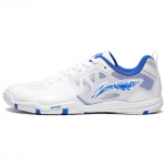 Li Ning Hawkeye 2.0 PRO Slip Resistant Abrasion Resistant Low top Table Tennis Shoes Unisex White Blue APPU023-9 36