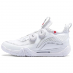 LiNing Stick to the Ground Flight MAX Slip Resistant Abrasion Resistant Low top Badminton Shoes Men's White AYAT001-1 43