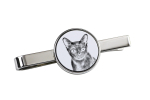 Bombay - cat tie clip, personalized tie clip, unique gift for men from Art-Dog brand