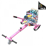 RCB Hoverkart Aksesuaras Savaime Balansuojančiam Giropodui - Reguliuojama Kartingo Sėdynė (20kg Min-100kg Max) - Rožinis