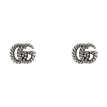 Gucci GG Marmont Double G Vintažinio stiliaus blizgūs 925 sidabro auskarai Moteri&scaron;ki auskarai 627755-J8400-0701 Dust Bag+Box (Random Color)