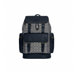 Coach Sprint 29 Klasikinis monogramos ra&scaron;tas Rai&scaron;telis Greito atsegimo užsegimas Audinio Odos Kuprinė Didelė Vyri&scaron;ka kuprinė Pilka Juoda CE523-QBV41 Basic Set (Bag+Dust Bag)