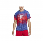 Nike JAV Miler Ry&scaron;kiai raudona Senoji karali&scaron;ka balta Dri-FIT vyri&scaron;ki trumpomis rankovėmis bėgimo mar&scaron;kinėliai FJ3411-635 L