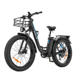 Ridstar-MN-26 1500W Visureigis Elektrinis Dviratis su Storomis Padangomis 26 x4 Miesto Ebike juoda