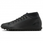 Nike Mercurial Superfly 10 Patogūs Universalūs Dirbtinės Žolės Amortizuojantys Neslystantys Futbolo Batai Unisex Futbolo Batai Juodi FQ8317-002 42.5