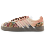 Adidas VL COURT 2.0 Cushioning, Wear Resistant Low top Skateboard Shoes Light Pink HQ1802(Team1284-) 40 beige
