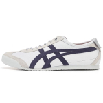 Onitsuka Tiger Mexico 66 Universalūs kasdieniai neslystantys žemakulniai gyvenimo būdo batai Unisex sportbačiai Balti Mėlyni 1183B646-100 37.5 white