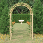 Vidaxl Sodo Pergola, 141X97X243 Cm, Impregnuota Pu&scaron;ies Mediena