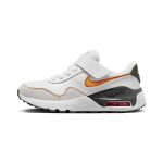 Nike Air Max SYSTM BP Patogus amortizavimas Žemi vaiki&scaron;ki laisvalaikio batai Balti Pilki Vaikams nuo 3 iki 7 metų DQ0285-109 28