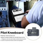 Aviacijos kojos diržo lenta Klasikinė kelio lenta Platus elastinis diržas Patogi piloto ra&scaron;ymo lenta Patogi daugiafunkcinė black