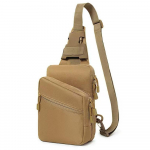 Taktinis krep&scaron;ys per petį Paslėptam ne&scaron;iojimui Crossbody ginklo krep&scaron;ys Greitos prieigos pistoletui krep&scaron;ys EDC peties krūtinės pakuotė &Scaron;audymo aik&scaron;telės krep&scaron;iai Juosmens krep&scaron;ys Type A (Tan)