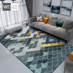 Retro geometrinis pilkas kilimas gyvenamajame kambaryje Senovinis kilimėlis vonios kambario kilimėlis, sugeriantis, pritaikytas koridoriaus kilimas ilgas virtuvės kilimas 160x200cm 1pcs