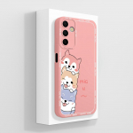 Telefono dėklas skirtas Samsung Galaxy A15 A 15 4G 5G dangtelis Prabangus mados dizainas matinis juodas kvadratas Auk&scaron;tos kokybės mink&scaron;tas skystas silikoninis apvalkalas, skirtas Samsung buferiui Samsung A15