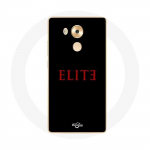 Coque pour Huawei Mate 8 Elite Saison 5 Logo Rouge Fond Noir