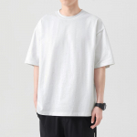 Trumpomis rankovėmis vyri&scaron;ki laisvalaikio mar&scaron;kinėliai vasaros porai, pusiau rankovių mar&scaron;kinėliai studentams, laisvi drabužiai XXXXL