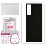 apgo Protective Skin Sticker for the back compatible with TCL Stylus 5G, Wrap Film, Foil, Vinyl - Pattern Matrix