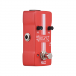 SCURU Guitar Fuzz Effects Pedalas VOL/FUZZ Universalus garsas DC 9V 6.35mm įvesties/i&scaron;vesties sąsaja Mini raudona