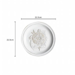 I&scaron;skirtinė reljefinė gėlių keraminė lėk&scaron;tė Kūrybi&scaron;kos netaisyklingos desertų ir vaisių lėk&scaron;tės Prabangių restoranų salotų ir kepsnių lėk&scaron;tės Namų indai