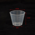 10 vnt Airbrush Painting Diy Art Craft Model Hobby Tool 1Oz/30Ml Graduated Plastic Mix Cups Universal Matavimo dažų padėklas