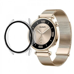 Dėklas, suderinamas su Huawei Watch GT 4 41mm - Kietas i&scaron;maniojo laikrodžio apsauginis dėklas skaidrus grūdinto stiklo ekranas Phonillico&reg;