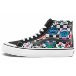 Vans Sk8 Grafinis Spaudinys &Scaron;oninė Juostelė Auk&scaron;tos Aulo Skate Batai Unisex Sportbačiai Juodi VN0A3MV13P0 37