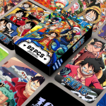 One Piece Piratų Karaliaus LOMO Kortelių Lipdukų Rinkinys Mainų Kortelės 32 Kolekcinės Mainų Charakterių Nuotraukos Neoficialus Piece Piratas 92 vienetai (60 + Lipdukai) -