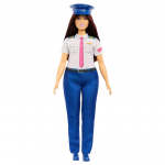 Barbie darbas su lėktuvo pilotu lėlių namelis žaidimams Barbie amžius JKF75 Barbie! Apsirengimas ir lėlė, 3+, Mėlyna,