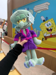Animacinis Kempiniukas Patrikas Kalmaras Pliu&scaron;inis Lėlė Anime Violetinis Pižamos Chalatas Mink&scaron;tas Kim&scaron;tas Žaislas Lėlė Lydinčiai Miegui Staigmenos Dovanos 40cm blue