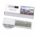 Mini skaitmeninis automobilio elektroninis laikrodis Auk&scaron;tos kokybės patvarus skaidrus LCD ekranas su čiulptuku 1pcs