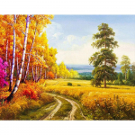 Visas apvalus gatvės peizažas deimantinis siuvinėjimas mozaikinis siuvinėjimas 5d pasidaryk pats deimantinis dažymas namų dekoro dovanos Nauja Full Round 20x30CM