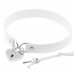 &bdquo;Choker&ldquo; apykaklės karoliai, atidaroma meilužė, &scaron;irdies užraktas, raktas, pakabukas