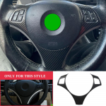 Automobilio vairo skydelio dangtelio apdailos lipdukas skirtas BMW 3 serija E90 E92 E93 2005-2012 1Serija E82 E87 2004-2011 X1 E84 juoda