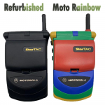 Atnaujintas Originalus Motorola StarTAC Vaivoryk&scaron;tės 500mAh Mobilusis Telefonas Palaiko Tik Anglų Kalbą su 1 SIM No charger juoda
