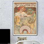 Senoviniai meno kūrinių plakatai Sienų meno drobės tapyba Retro plakatai ir spausdintas sienos paveikslas, skirtas svetainės dekoravimui 21cm&times;30cm NoFrame