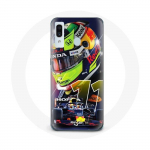 Coque pour Samsung Galaxy A40 Formule 1 Sergio P&eacute;rez Pilote automobile F1