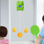 Pakabinamas stalo teniso treniruoklis Interaktyvūs žaislai Treniruočių įranga vienam Raketė ir kamuoliukas 1 Racket 1 Ball