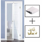 Naujas magnetinis tinklelis nuo uodų Vasarinės anti-bug Fly durų užuolaidos tinklelio automatinio užsidarymo durų ekranas Svetainės miegamojo užuolaidos 80x210cm