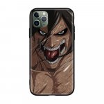 W-30 Anime Attack on Titan Soft Black Case, skirtas iPhone 11 12 13 14 15 6 7 8 X XS Pro Max XR Samsung S21 S22 S23 S24 FE Ultra S8 Plus iPhone 13 Mini juodmedis