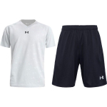 Under Armour Quick-Dry Laisvo mezgimo Treniruočių Laisvalaikio Sportinis Kostiumas Vyrams kostiumai 21500531-009+21500201-001 M white