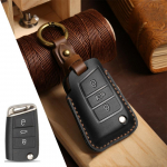 Automobilio rakto dėklo dangtelis skirtas Volkswagen VW Golf 7 gti mk7 r Touran Skoda Octavia 3 Superb Karoq Kodiaq Seat Leon mk3 Ateca Priedai