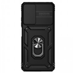 Dėklas su žiedu-stovu Redmi Note 11 Pro Plus Armor Apsauga nuo kritimo Apsauga kamerai Telefono dėklas Redmi Note 11s Note11 Pro+ 5G Funda Redmi Note 11 Global juoda